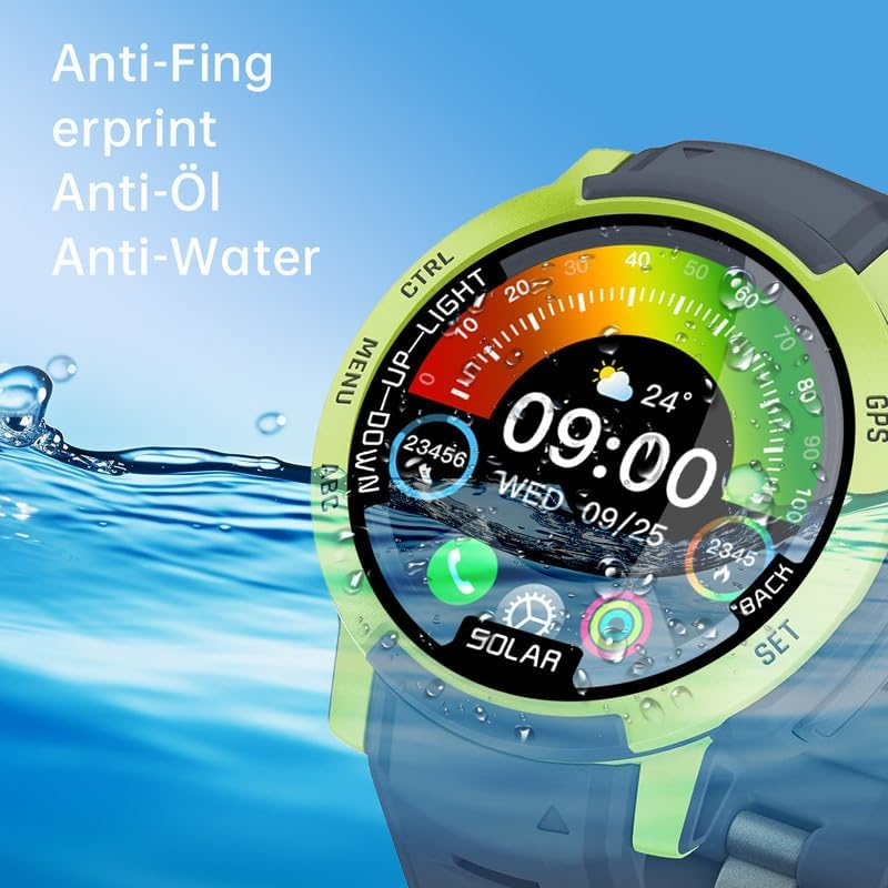 Tempered Glass Screen Protector for Garmin Instinct 2 / 2S 40 Mm Film, Pack of 2 Screen Protectors for Garmin Instinct 2 / 2S 40 Mm Screen Protector, Anti-Scratch Sans Bulless, Fingerprint Compatible image number 5