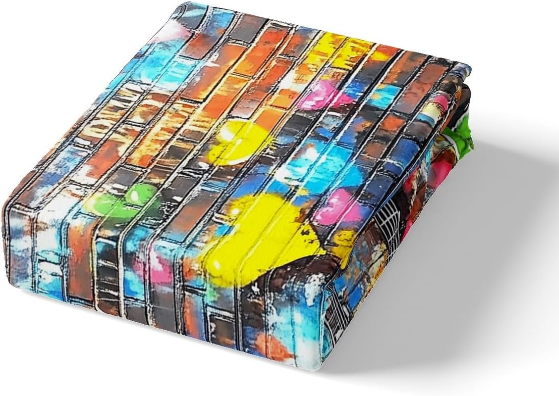 Electric Guitar Duvet Cover Set Queen Size,Tie-Dye Graffiti Brick Wall Bedding Set,Boys Girls Room Decor,Rock Music Modern Artwork Comforter Cover,Corlorful Quilt Cover,2 Pillowcases(No Comforter) image number 3