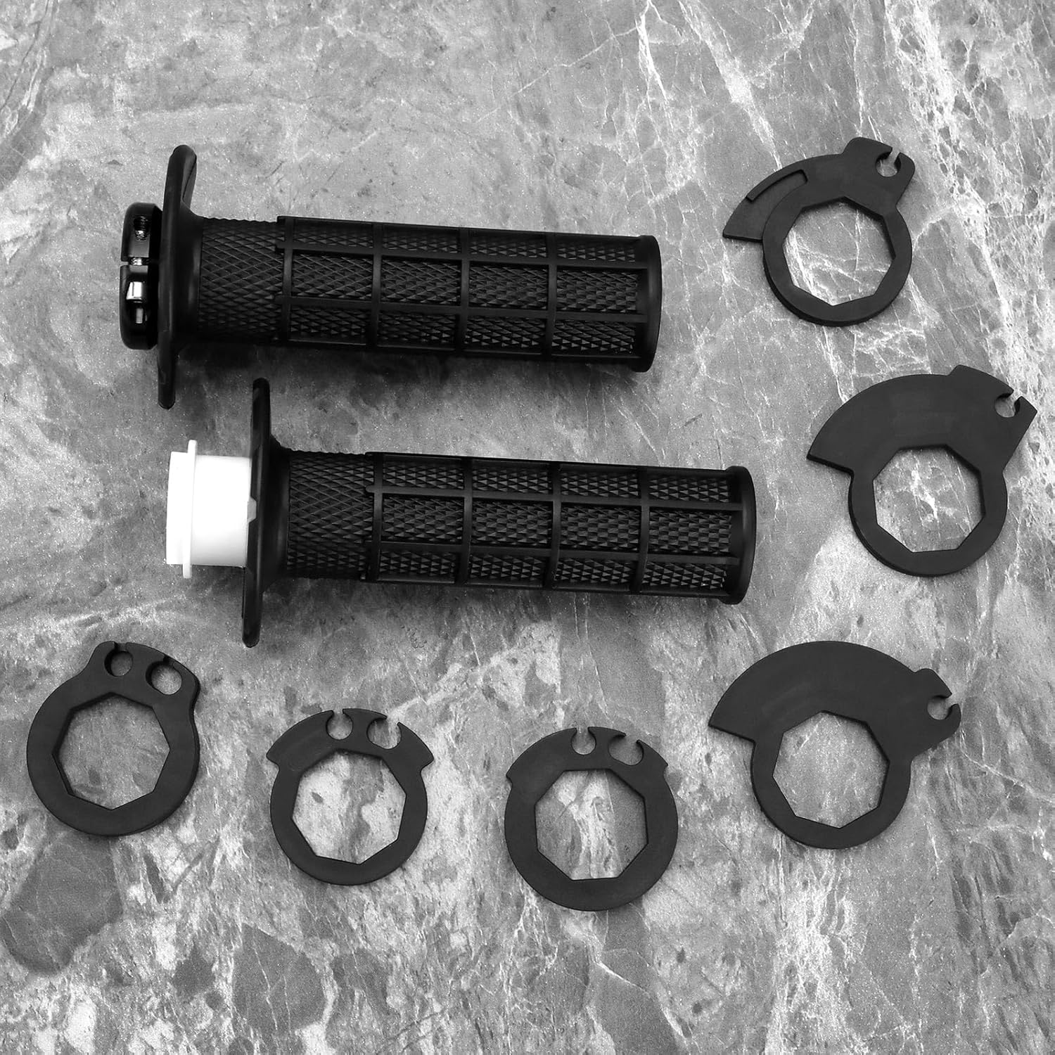 Motorcycl Non Slip Lock-On Grips Handle Bar Grips for 7/8" 22Mm Bars with 6 Adjustable Cams Compatible with KTM SX 85 125 150 250 300 350 450 EXC XC-W image number 3