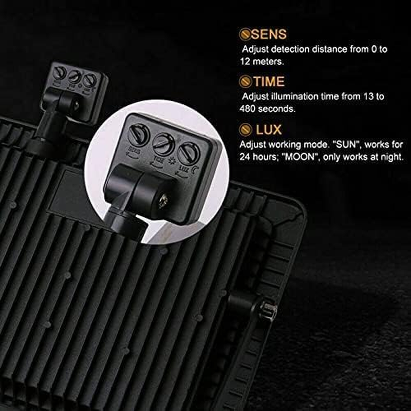 LED Floodlight PIR Motion Sensor Security Flood Lights Outdoor 220V-240V IP66 Cool White (150, Watts) image number 6