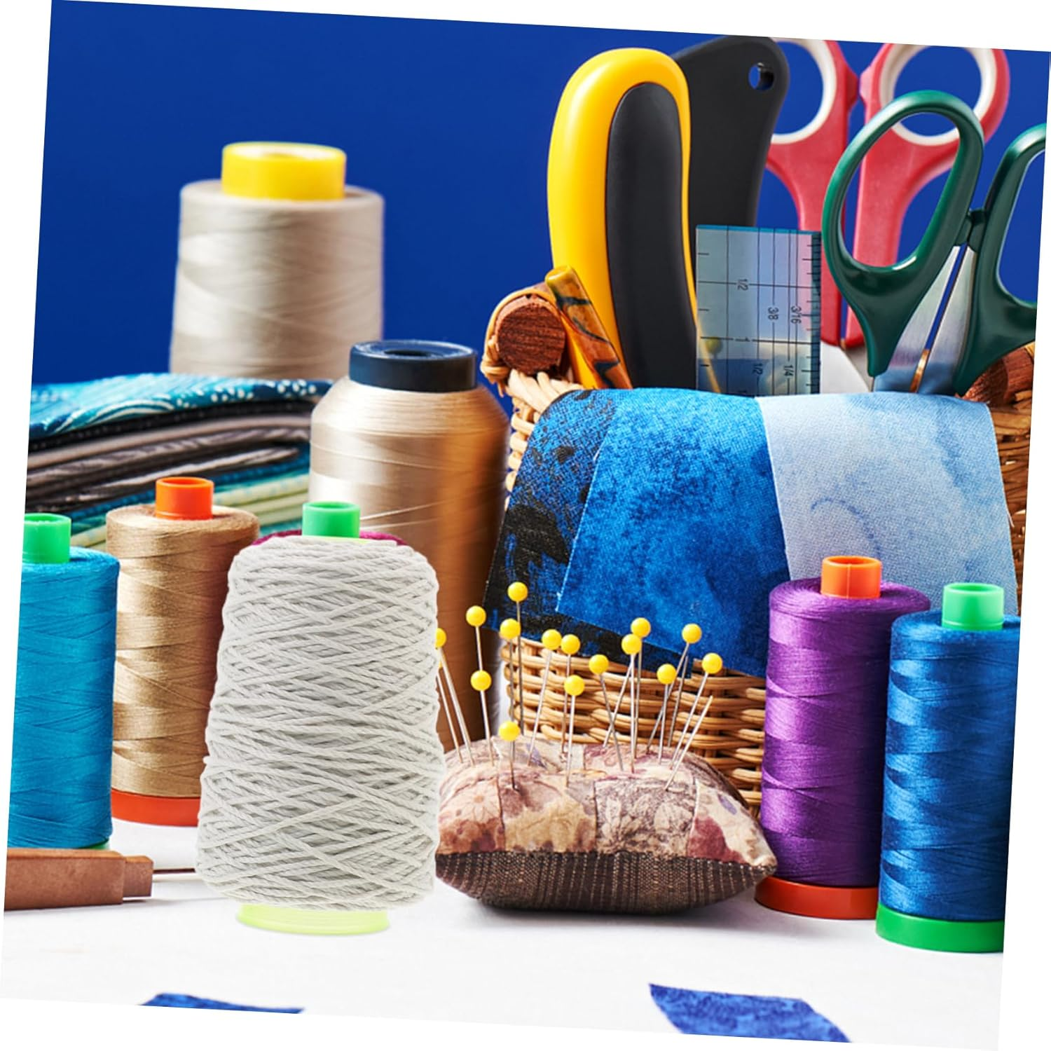 SUPVOX Heavy Duty Cotton Twine Garden Rope for Crafting and Gardening 1.8Mm Thick Natural Cotton Cord 200 Meter Roll for Decorative Wrapping and DIY Projects image number 3