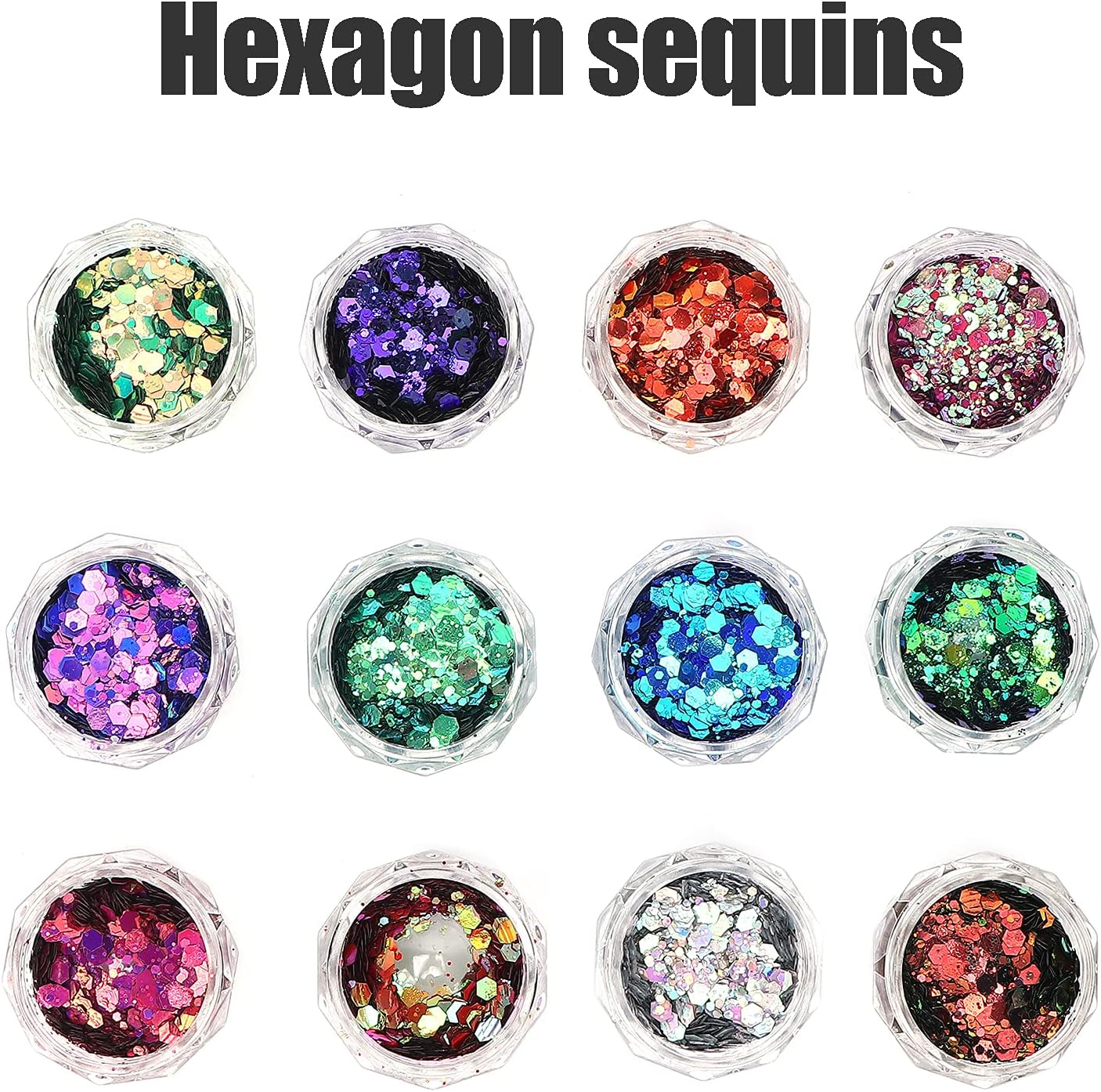 Glitter Nail Art Mixed Iridiscent Capo image number 6