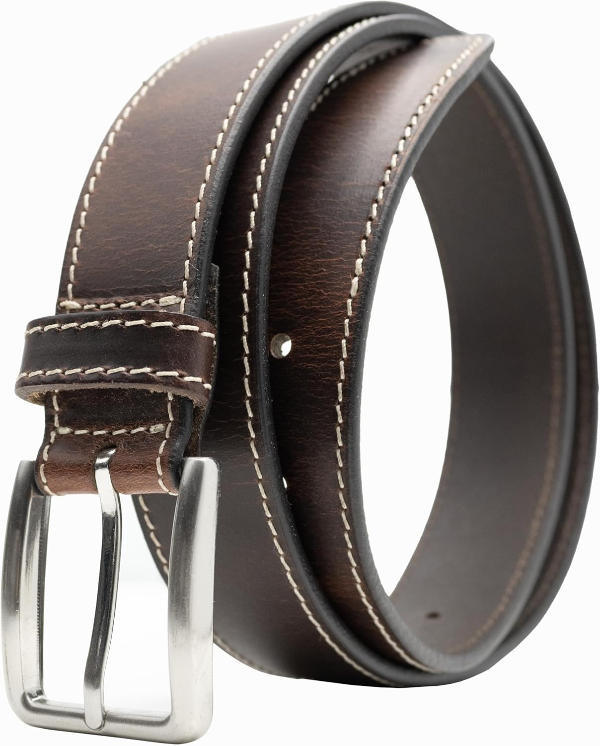 Slick City Belt - Genuine Full Grain Leather with Nickel Free Buckle image number 6