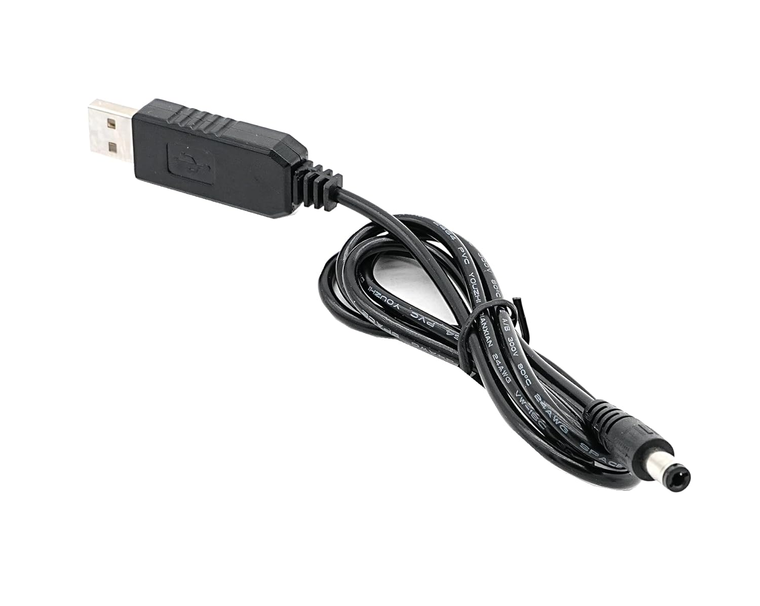 DIGISHUO 3Pcs USB to 12V Adapter, 5V to 12V Step up Cable Cord with DC Jack 5.5 X 2.1Mm for Fan, Table Lamp, Piano Keyboard, Bluetooth Audio, Wireless Router, Speakers, Max Current 800Mah image number 4