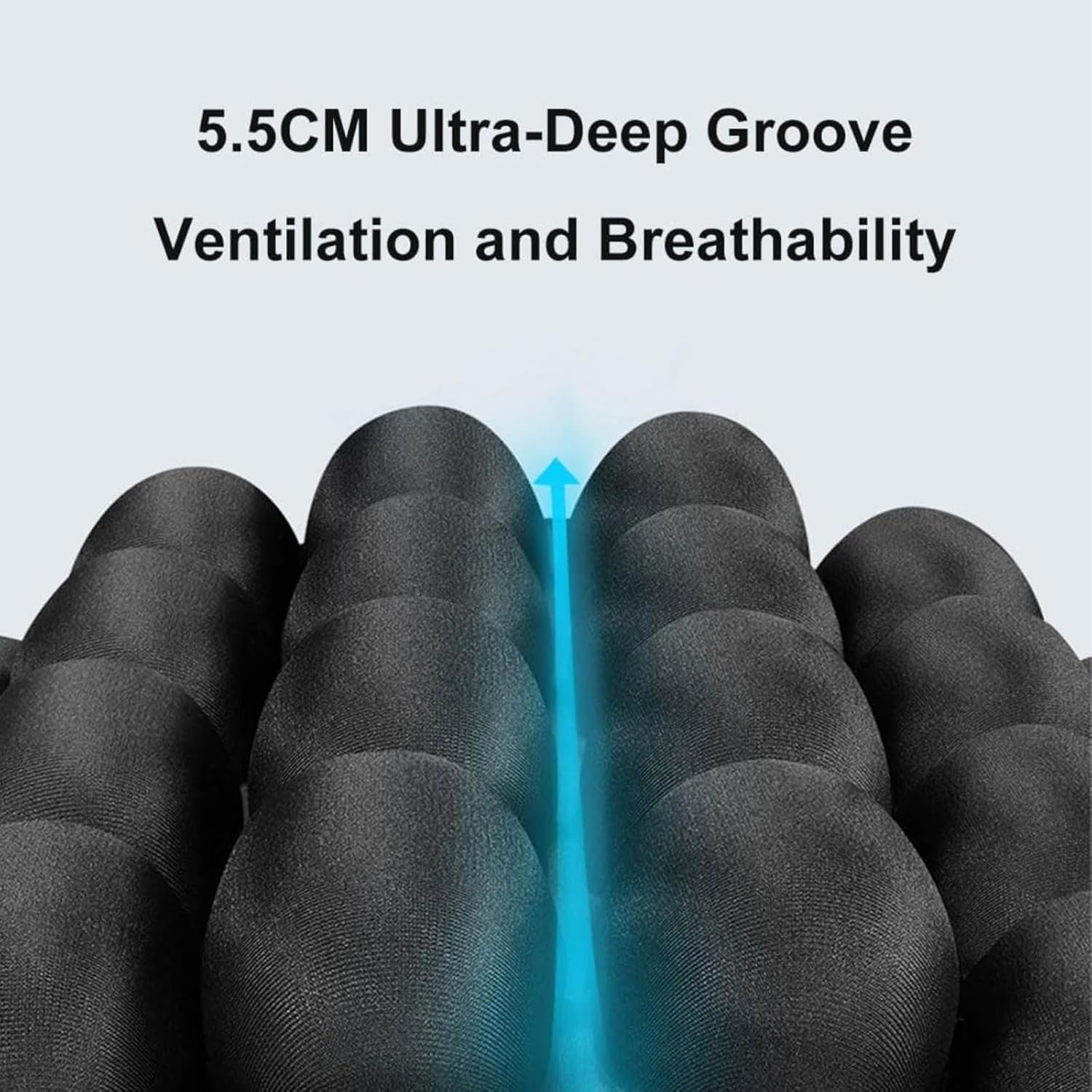 Sondur Travel Cushion, Plane Cushion for Airplane Seats, Comfortable 3D Air Cell Seat Cushions, Car Seat Cushion, Office Wheelchair Pad Orthopedics Pain Pressure Relief Camping Seat Mat image number 5