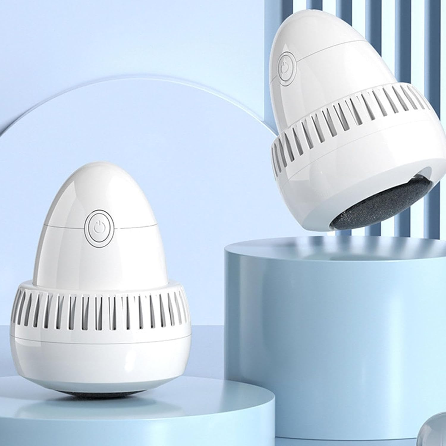 Electric Foot File, Rechargeable Foot Scrubber, Portable Pedicure Tool, Callus Remover for Feet, Lightweight Foot Sander, Removable Roller Foot File, Travel Foot Care Tool, Electric Callus Remover, image number 6