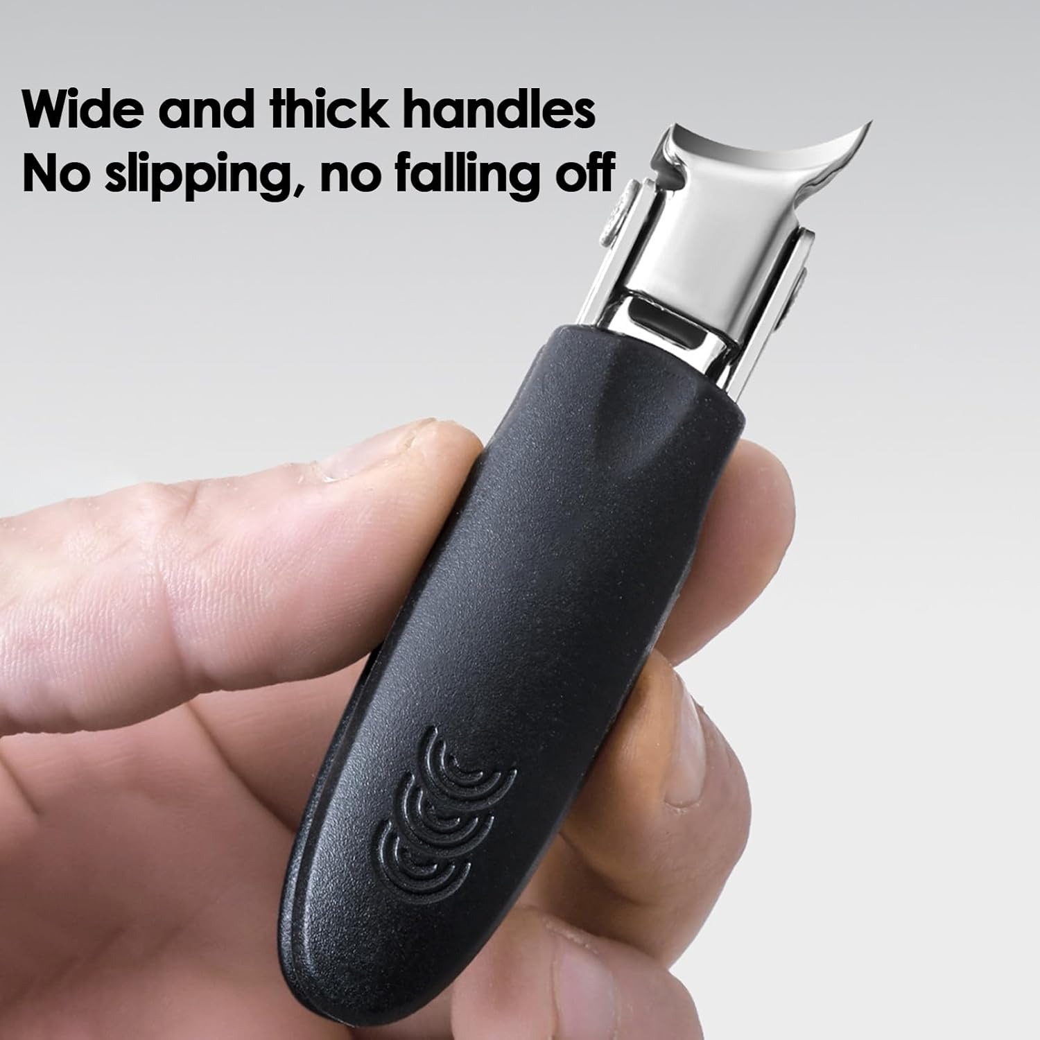 Nankoyal Oblique Nail Clippers - Slanted Nail Clippers for Ingrown Toenails,Beveled Steel Trimmers Wide Jaw Heavy Duty for Foot Grooming Adult Men Women Seniors Elderly Travel image number 4