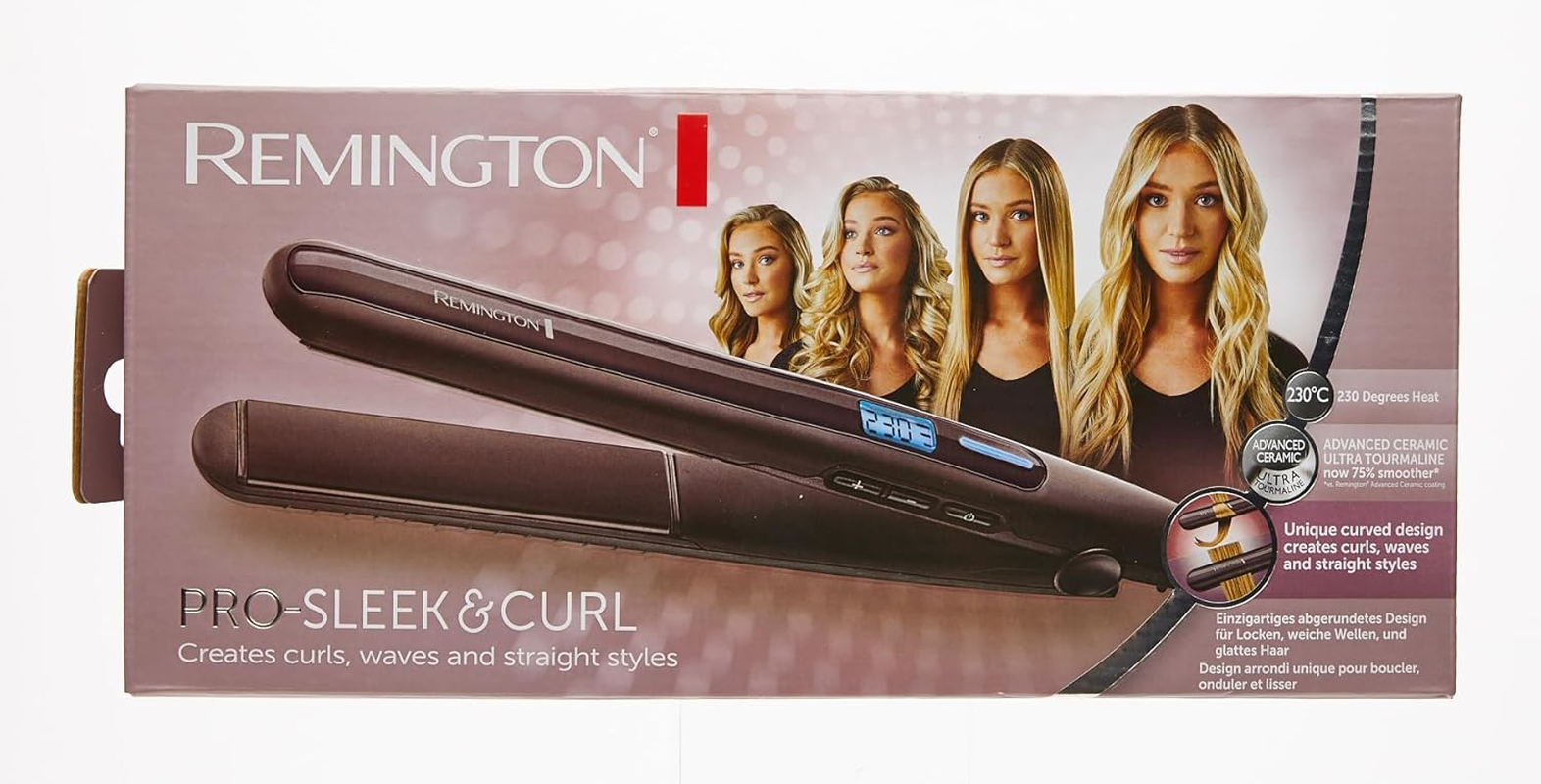 Remington Pro Sleek and Curl (Metalic Gray) image number 3