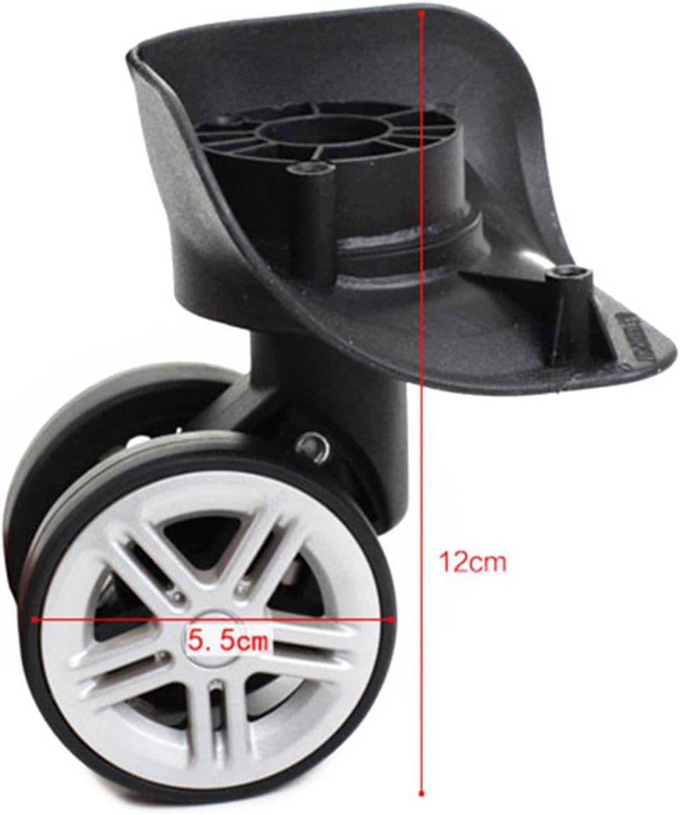 Ronyme 4 Pieces Luggage Suitcase Wheels Left and Right Swivel Wheel Spinner Wheels Accessory image number 4