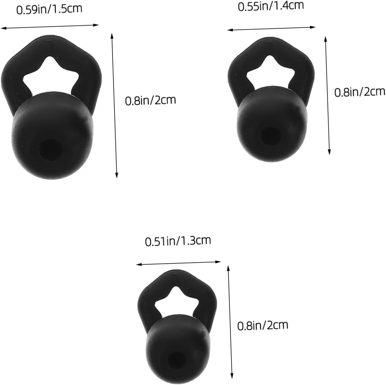 3 Pairs Soundproof Earbuds for for Sleeping for Work for Concerts No Snore Noise Reducing Gel image number 1