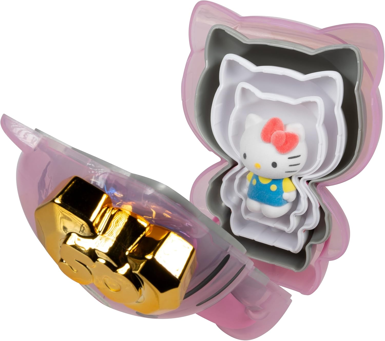 Jazwares Hello Kitty and Friends 50Th Anniversary Nesting Figures - Five Figures 6&rdquo; to 2&rdquo; Each with a Unique Finish - 5 Decades of Friendship - Officially Licensed Sanrio Product image number 6