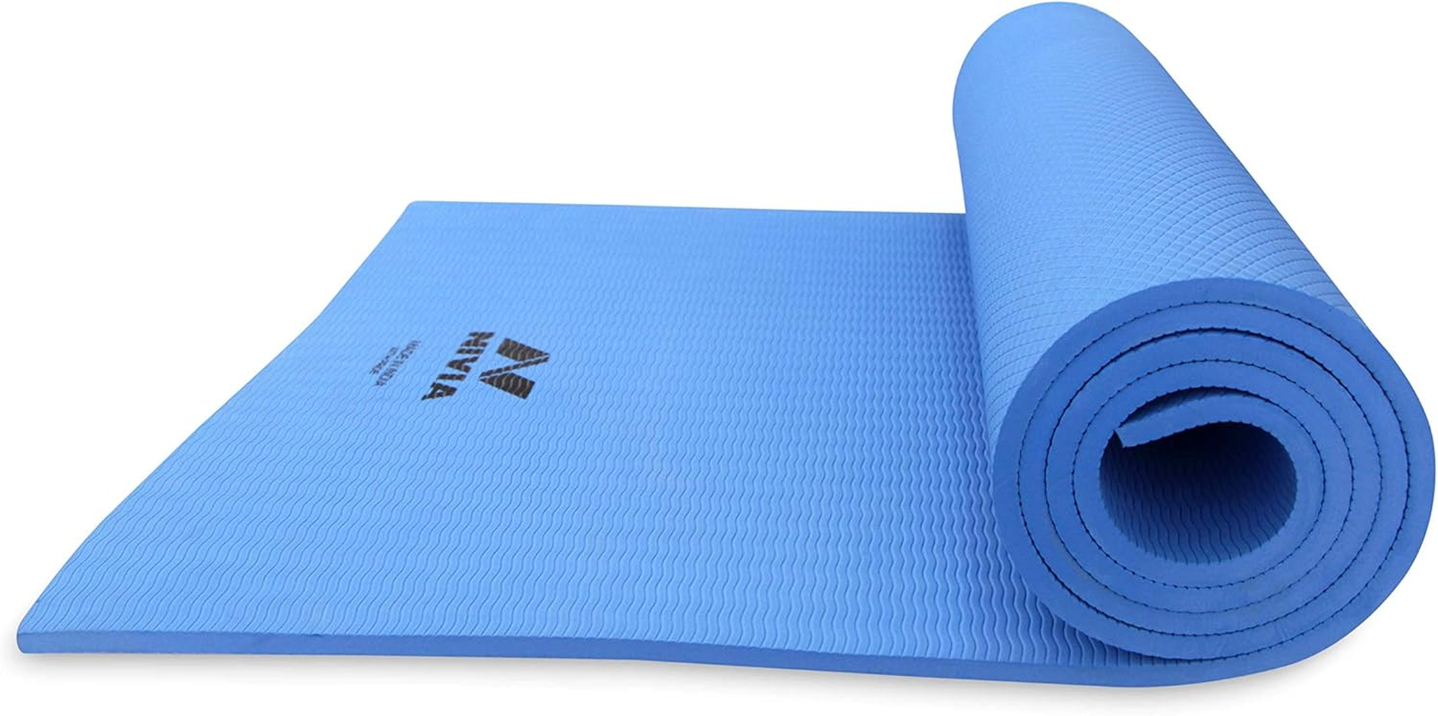 Nivia Ethylene Vinyl Acetate Anti-Skid Yoga Mat | Color: Blue | Size: 8Mm | 1453BL | Comfortable and Firm Cushioning | Eco Friendly | Use for Yoga & Exercise | Non-Slip Surface image number 4