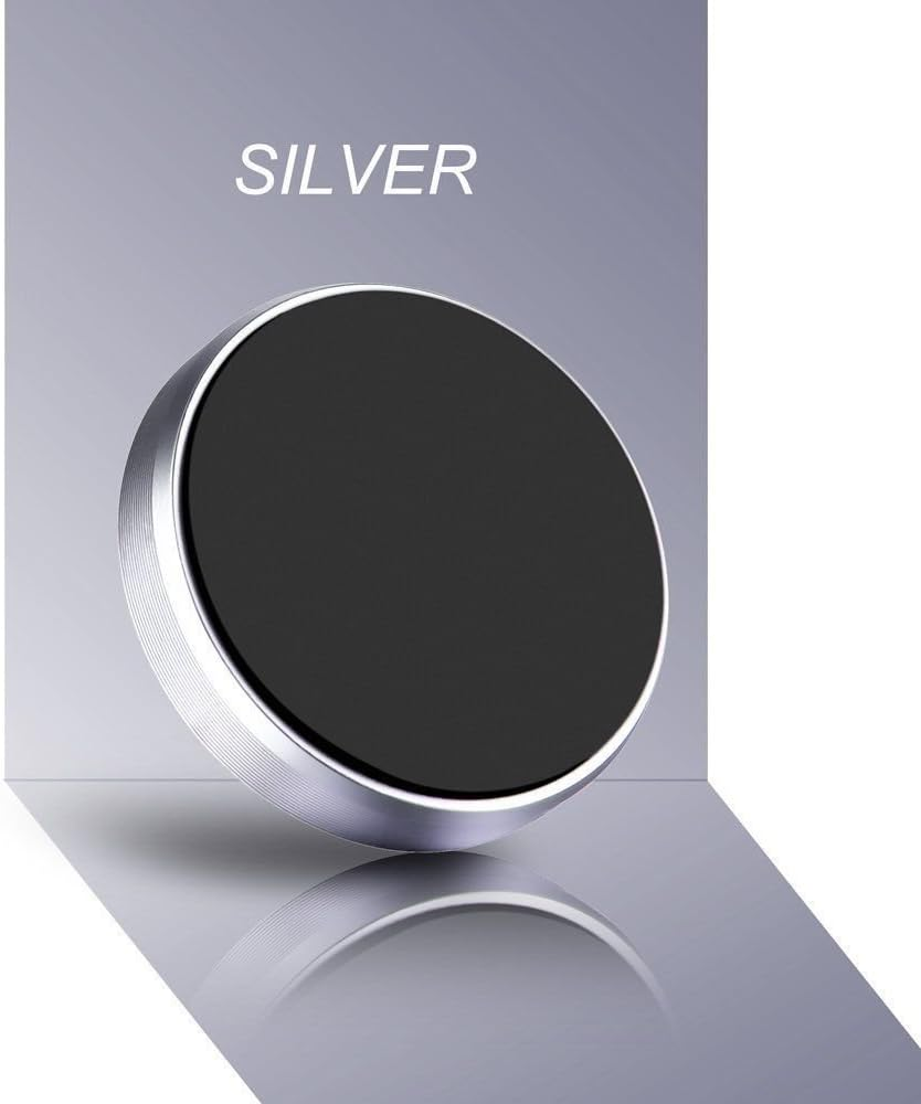 Ezonedeal Magnetic Car Mount Cars Phone Mount Magnetic Air Vent Phone Holder Compatible for Iphone 7/7 Plus/ 6/6 plus 8/8 Plus/Galaxy Note 8 / S8 / S8 plus / S7 / S7 (Silver) image number 1