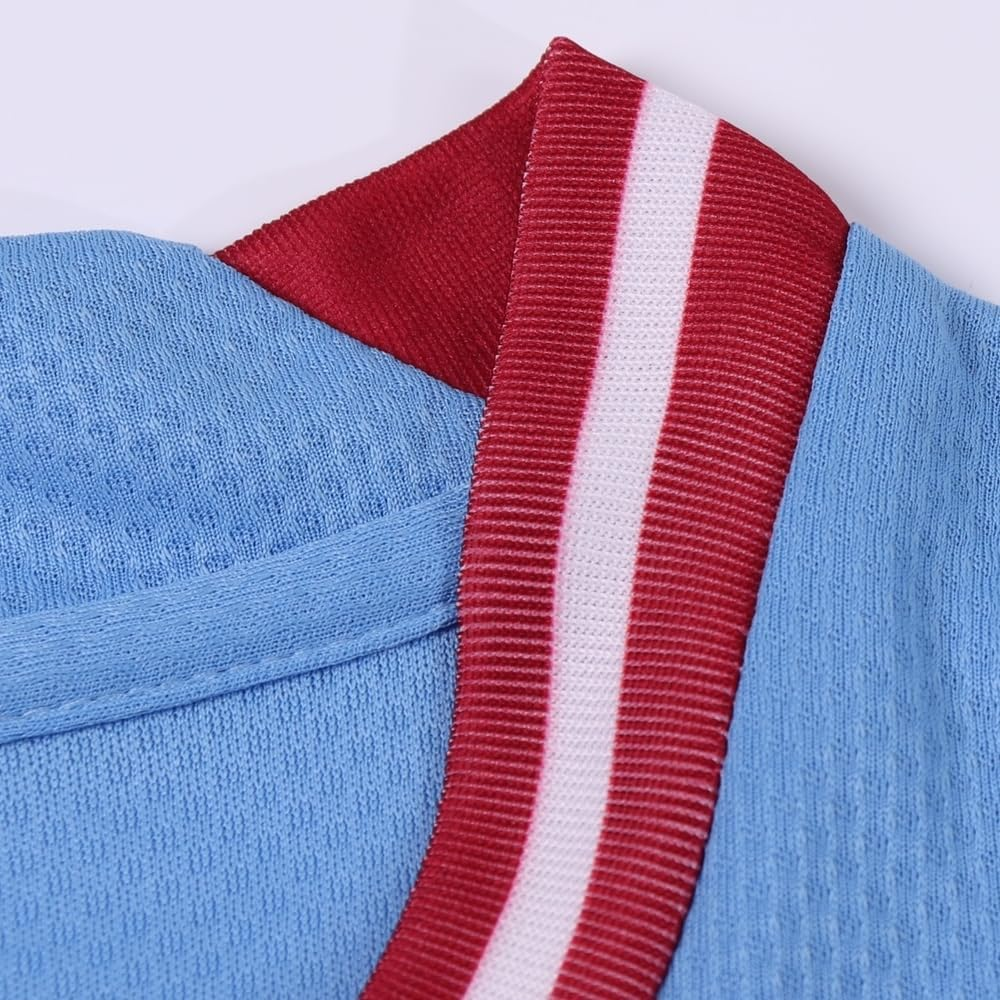 KARFRI No.17 DE Bruyne/No.9 Haaland Jersey Kids/Adults Soccer Training Jersey Sets Fan Jersey Sets Best Kids Birthday Gifts,26-D image number 6