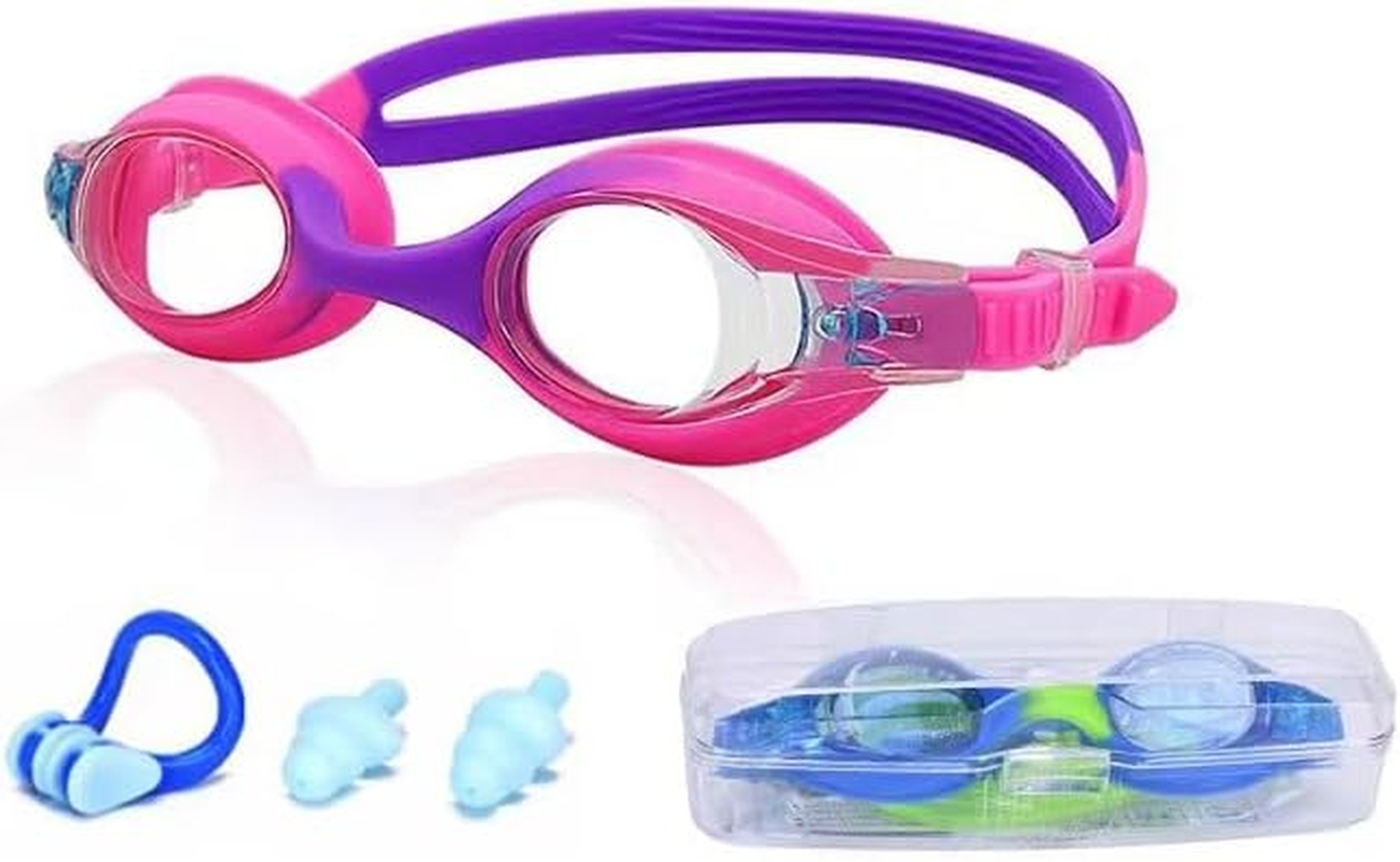 TCOTBE Boys Girls Kids Swim Goggles, 1 Pack Swimming Goggles No Leaking anti Fog Kids Goggles(Age 6-14)