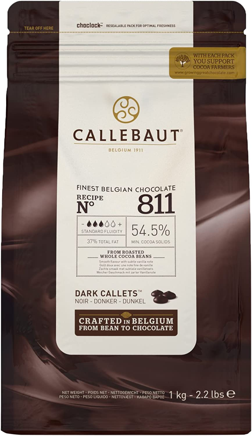 Callebaut Bittersweet Callet 54.5% Finest Belgian Chocolates 1 Kg image number 5