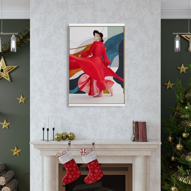 Redclothegirls Poster Canvas Painting Wall Art Picture Home Decor Print for Bedroom Living Room Dorm Study Bar Office 16X24Inch(40X60Cm) Frame-Style