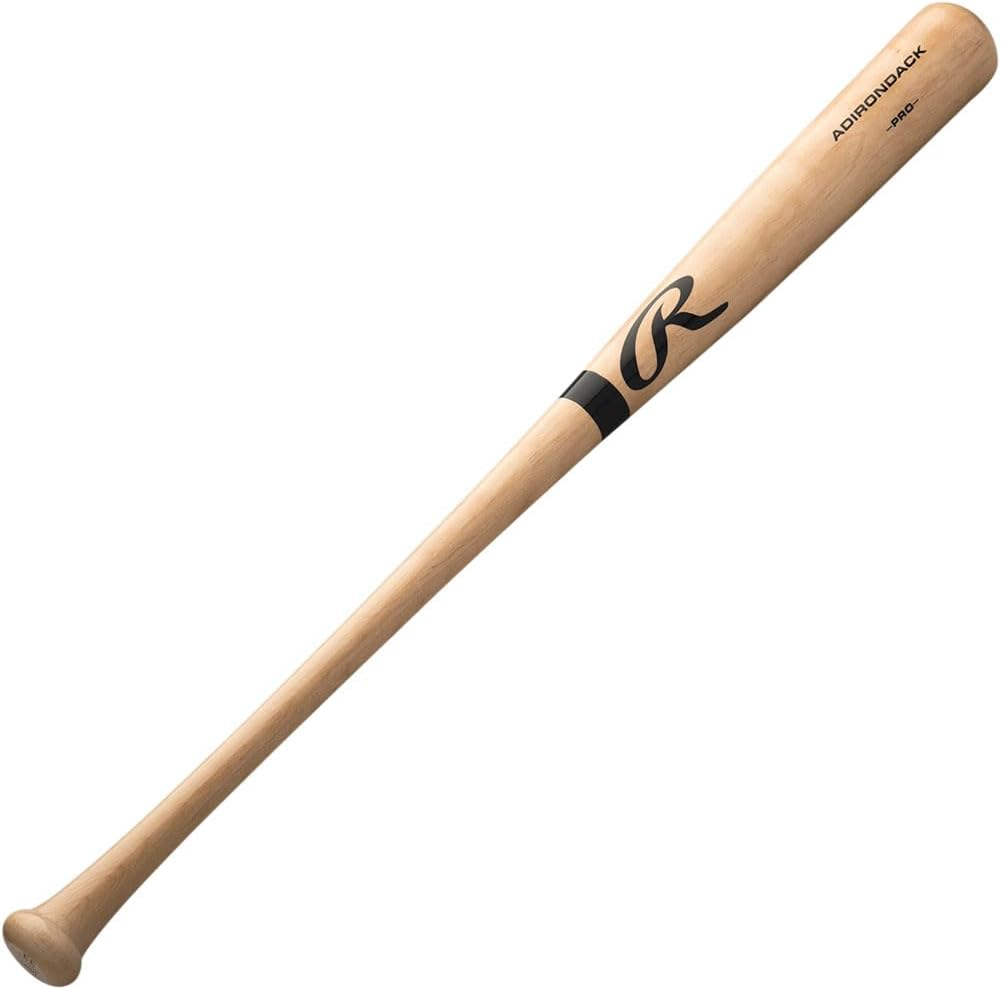 Rawlings Adirondack Natural Ash Wood Bat image number 3
