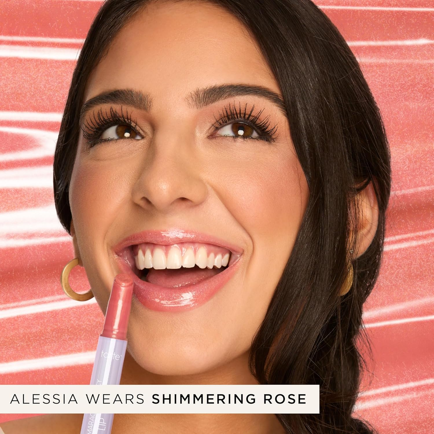 Tarte Maracuja Juicy Lip Vinyl Gloss - Shimmering Rose - Full Size - Sheer Berry image number 5