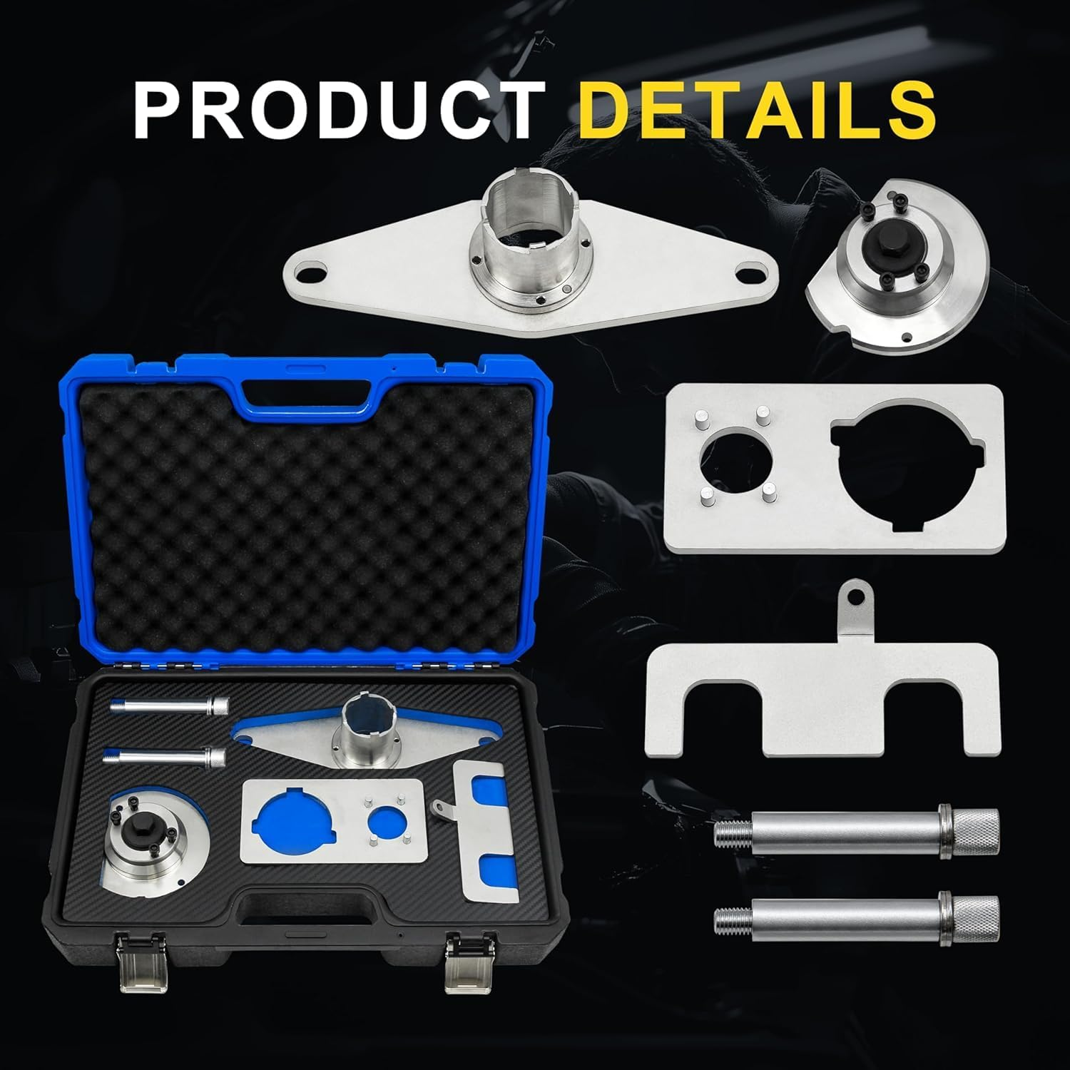 Engine Camshaft Timing Lock Tool Kit for Land Rover Jaguar 2.0T Diesel Replaces 303-1625, 303-1627, 303-1630, 303-1631 image number 4