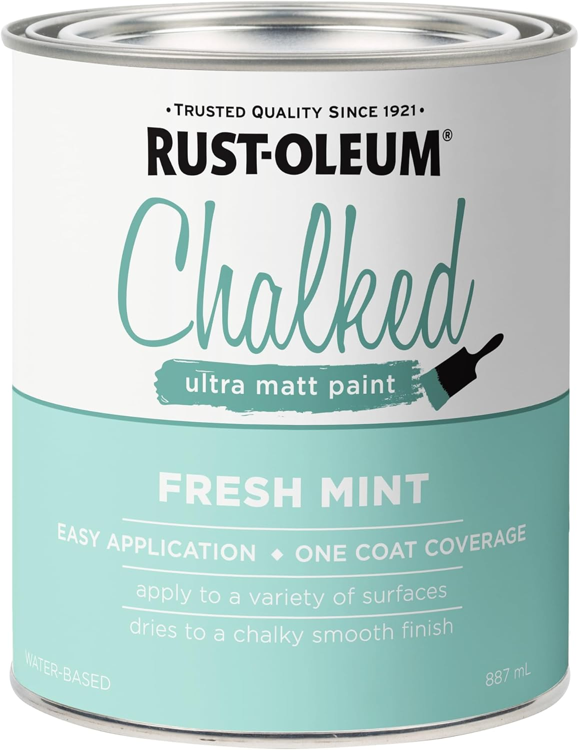 Rust-Oleum Chalked Top Coat, Matte Clear, 887 Ml image number 2