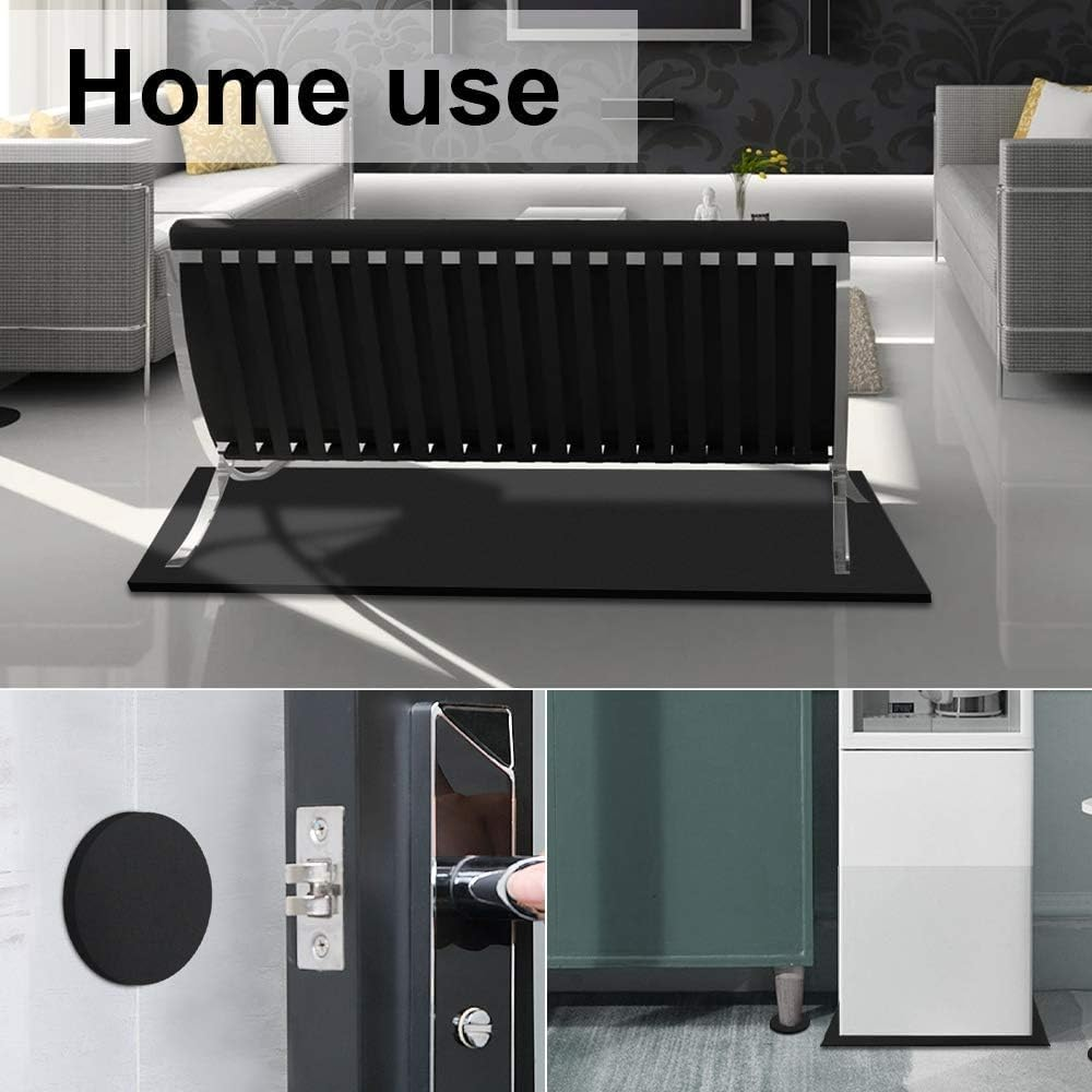 Foam Insulation Neoprene Sheets with Adhesive, 30Cm X 0.6Cm X 2.5M Multi-Function Soundproof Large Marine Closed Cell Neoprene Rubber Roll (Black) image number 2