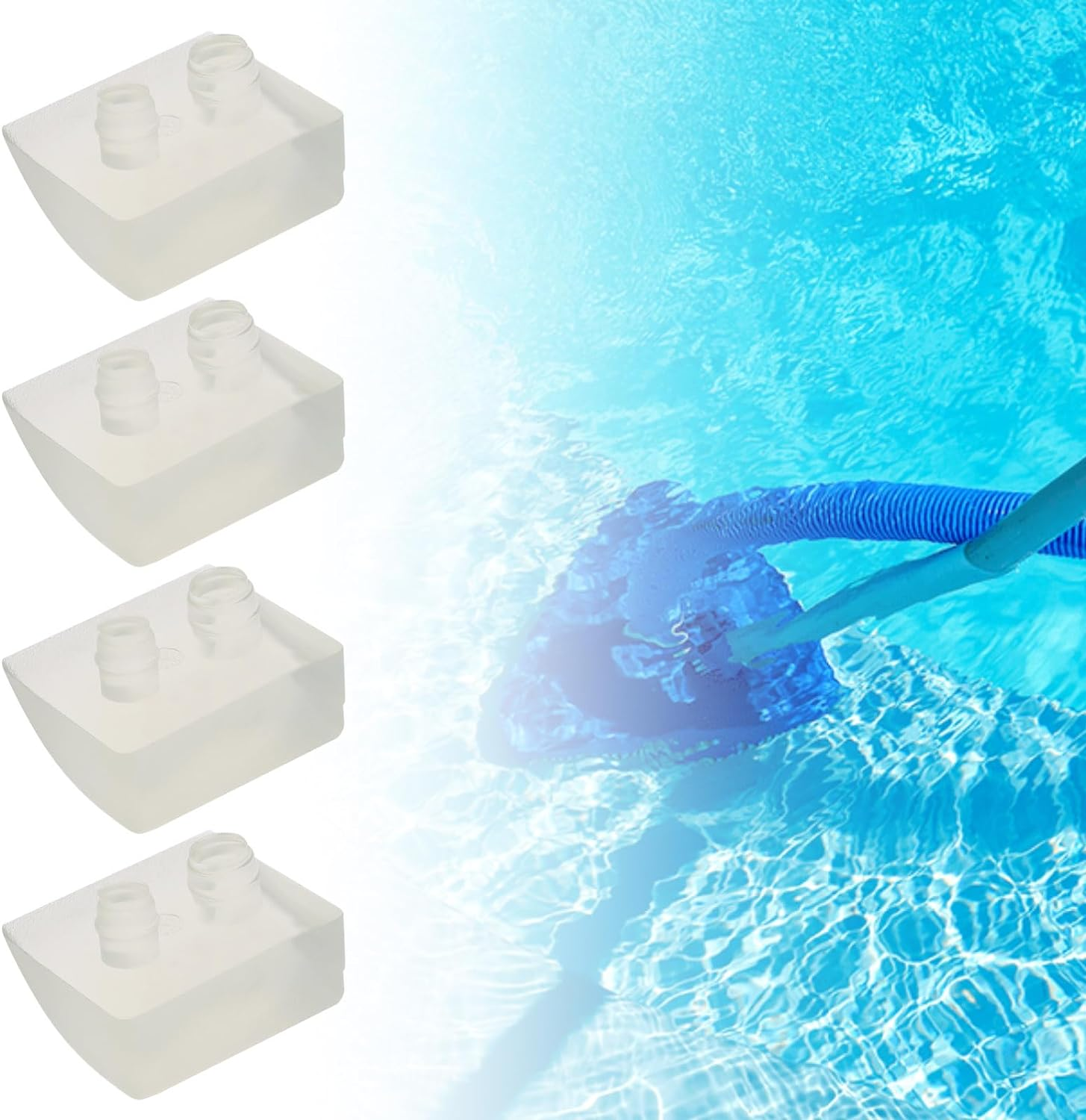 4Pcs Solid Pod Shoes Pool Cleaning Replacement Parts AXV414P AXV014 Compatible with Hayward Navigator Pool Cleaner Enhanced Pool Cleaning White image number 1