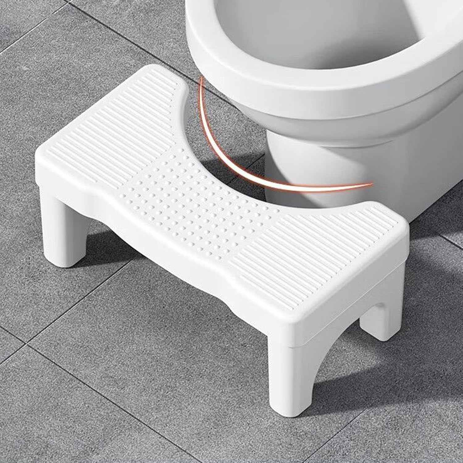 Poop Stool,Potty Squatty Stool for Adults | Non-Slip Step Space-Saving Tools, Potty Training Footstool for Squatting Posture, Kids, Elderly, Adults image number 3