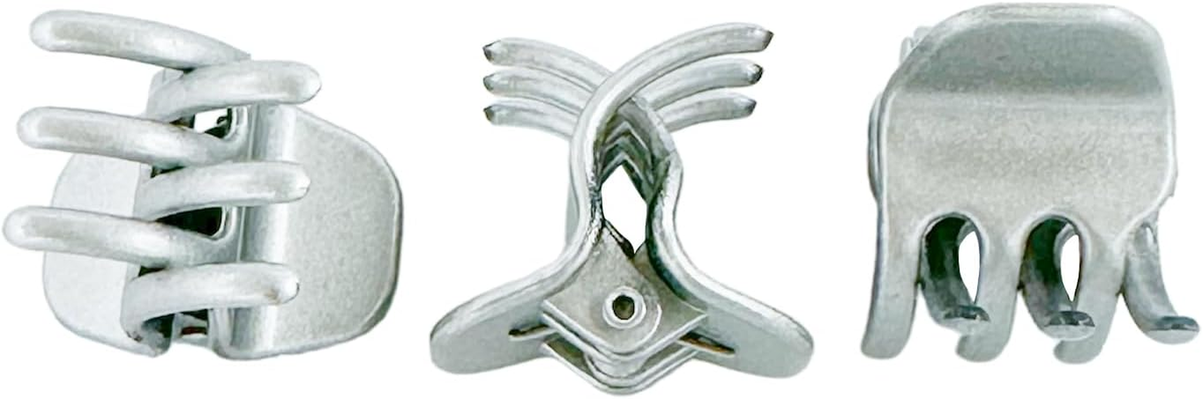 Haarallerliebst&reg; Orchid Small Hair Clips, 2 Cm, Silver Mini Hair Clips in Box, Small Hair Clip, Hair Clips, Hair Accessories, Small Clips for Girls and Women image number 4