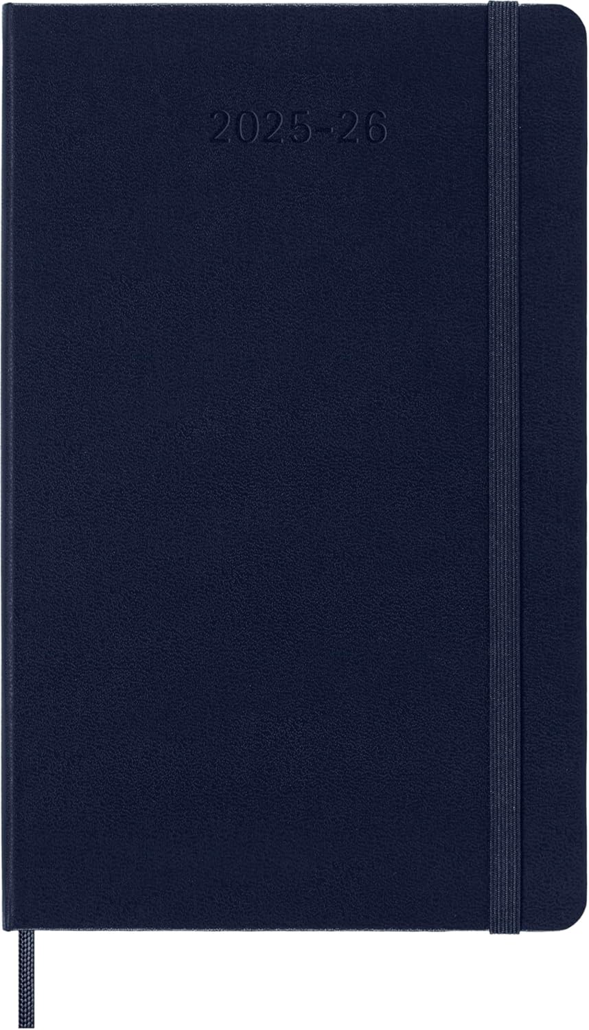 Moleskine - 2025-26 - 18 Month Weekly Notebook Diary - Hard Cover - Large - Sapphire Blue image number 4
