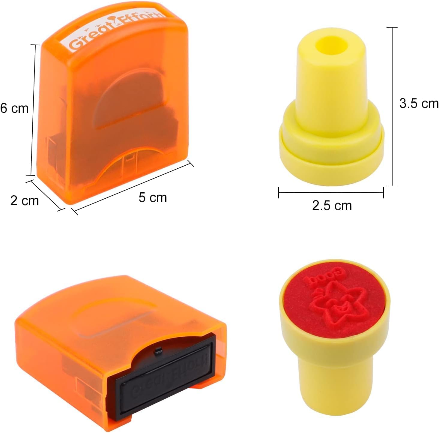 Slzhds Self-Inking Teacher Stamp Set, 18 Pcs Motivational Stamps for Grading & Encouragement, Fun Classroom Stamps for Teachers & Parents, Ideal for Kids Learning & Homework (18 Pcs) image number 1