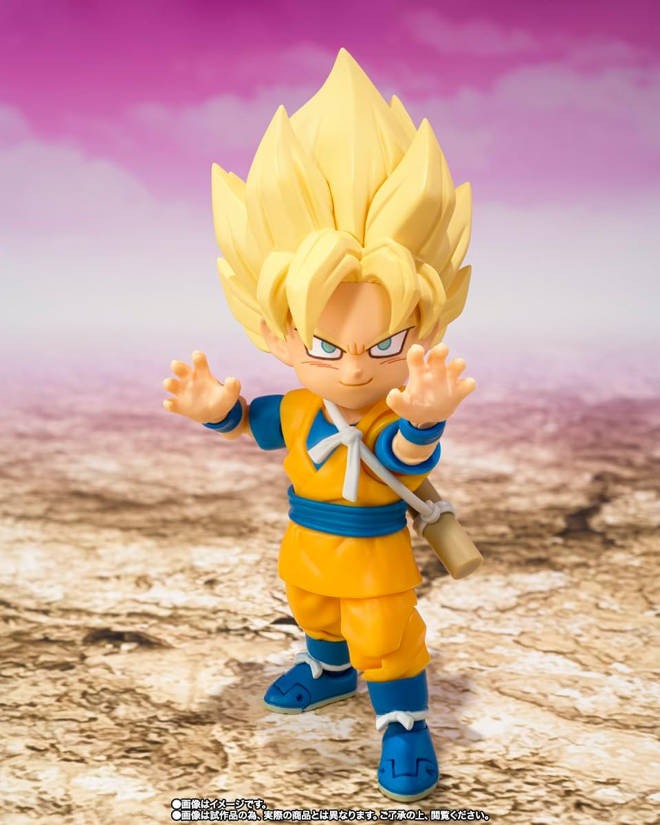 TAMASHII Nations S.H.Figuarts Dragon Ball Daima - Super Saiyan Son Goku (MINI) image number 3
