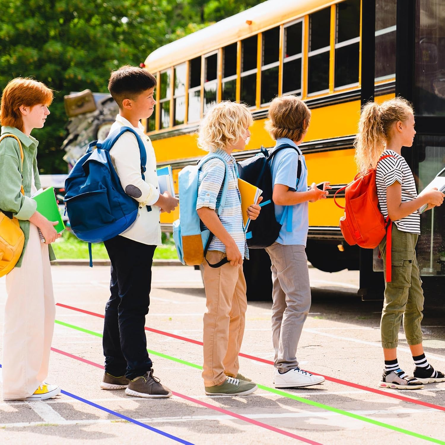 BTYMS 12 Rolls Colored Masking Tape Handbook Decoration Marker Packing Tape for Crafts, Waterproof Painters Tape, DIY Journaling, Classroom Decor 13M &times; 15Mm image number 6