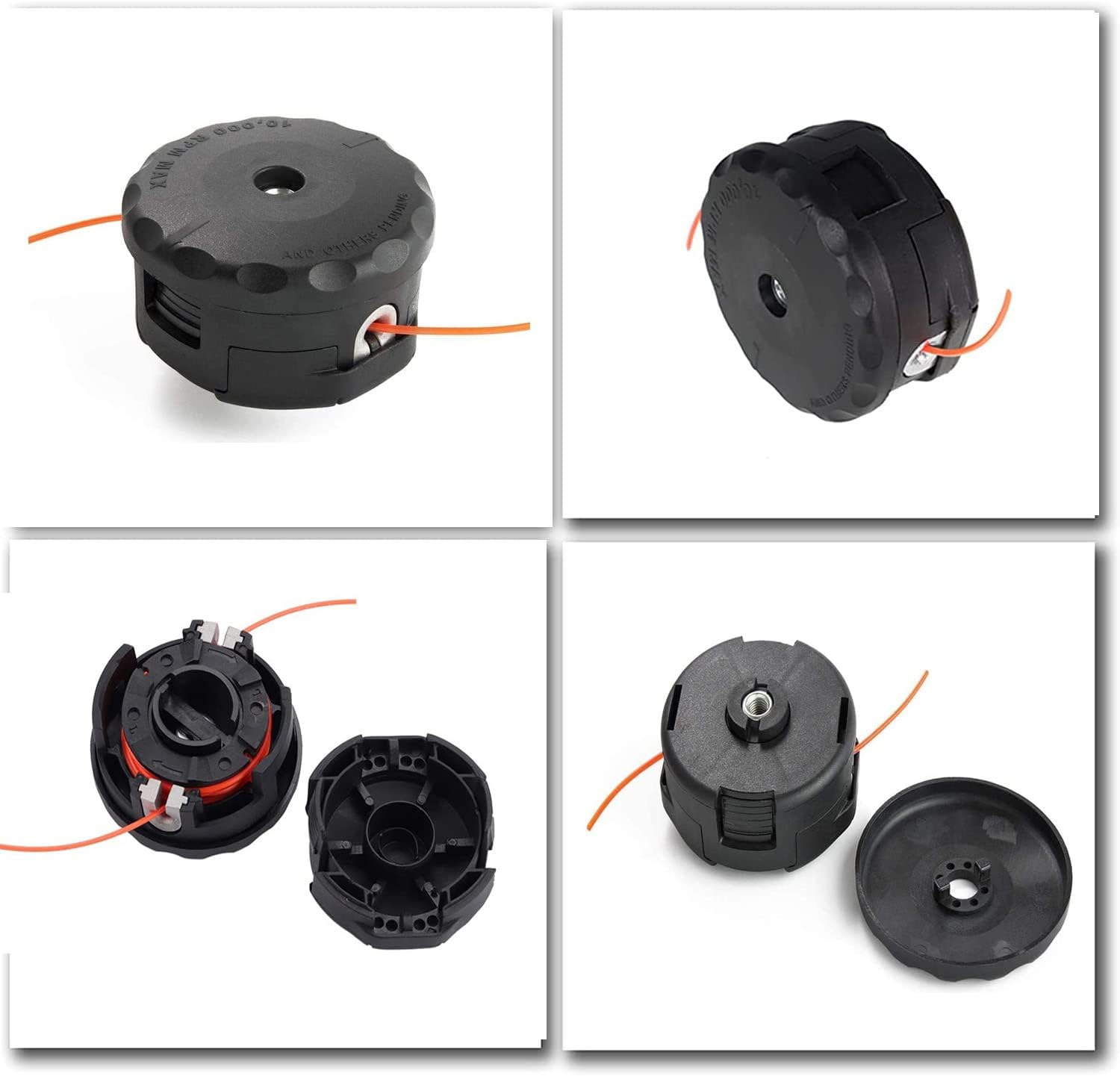 RO6G String Trimmer Head for Echo Speed-Feed 400 SRM-225 SRM-230 SRM-210 Compatible with Most Echo SRM Straight Axle Trimmer Models image number 6