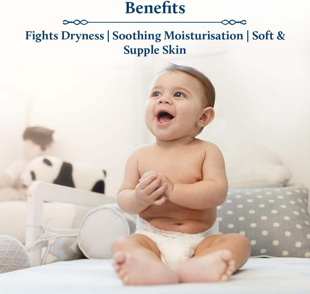 Blue Nectar Baby Lotion with Nourishing Organic Ghee, Body Butters and Ayurvedic Baby Oils Baby Skincare | Infant Body Lotion | Gentle Moisturizer for Kids (12 Herbs, 100Ml) image number 1