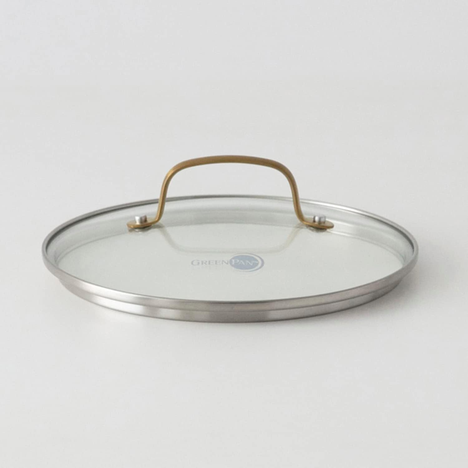 Greenpan Glass Lid, 7.9 Inches (20 Cm), Stainless Steel, Gold Handle, Fully Physically Reinforced image number 5