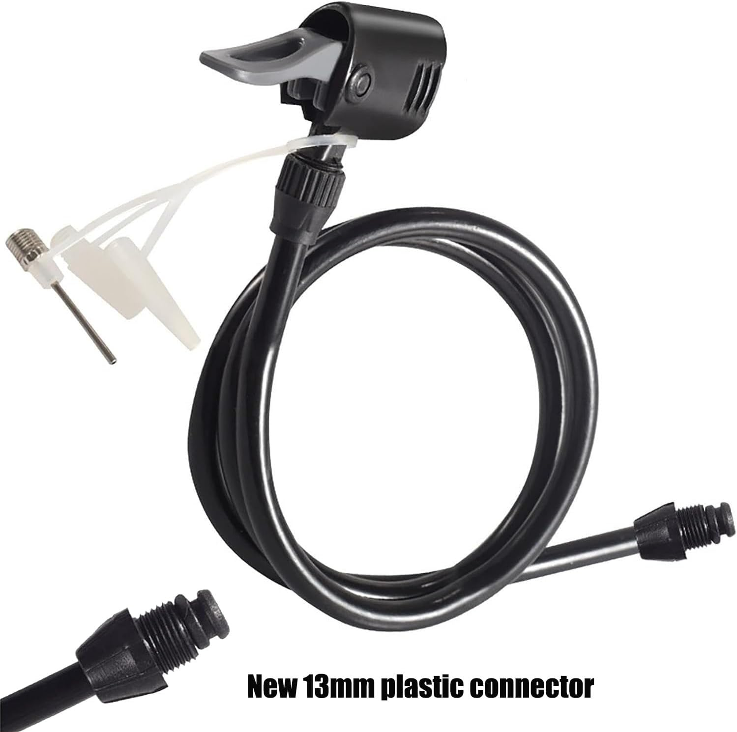 Mtxorvix Air Pump Replacement Hose, Inflator Extension Tube, Heat Resistant Anti-Freeze Inflation Hose, Pump Gas Pump Air Pump, Heat Resistant Leak Proof Inflation Tube 80Cm image number 2