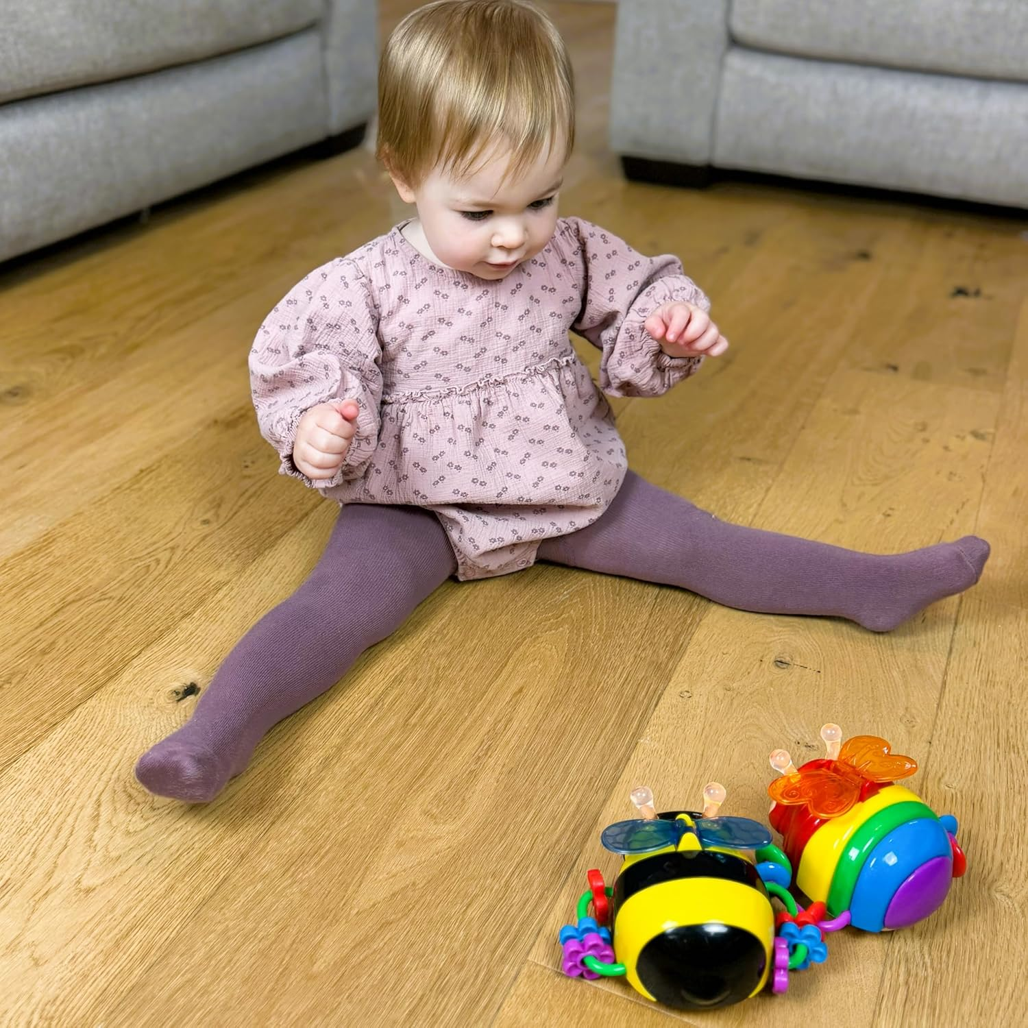 The Learning Journey Early Learning &ndash; Crawl about Bee Musical Crawling Aid &ndash; Baby Toys & Gifts for Boys & Girls Ages 6+ Months image number 3