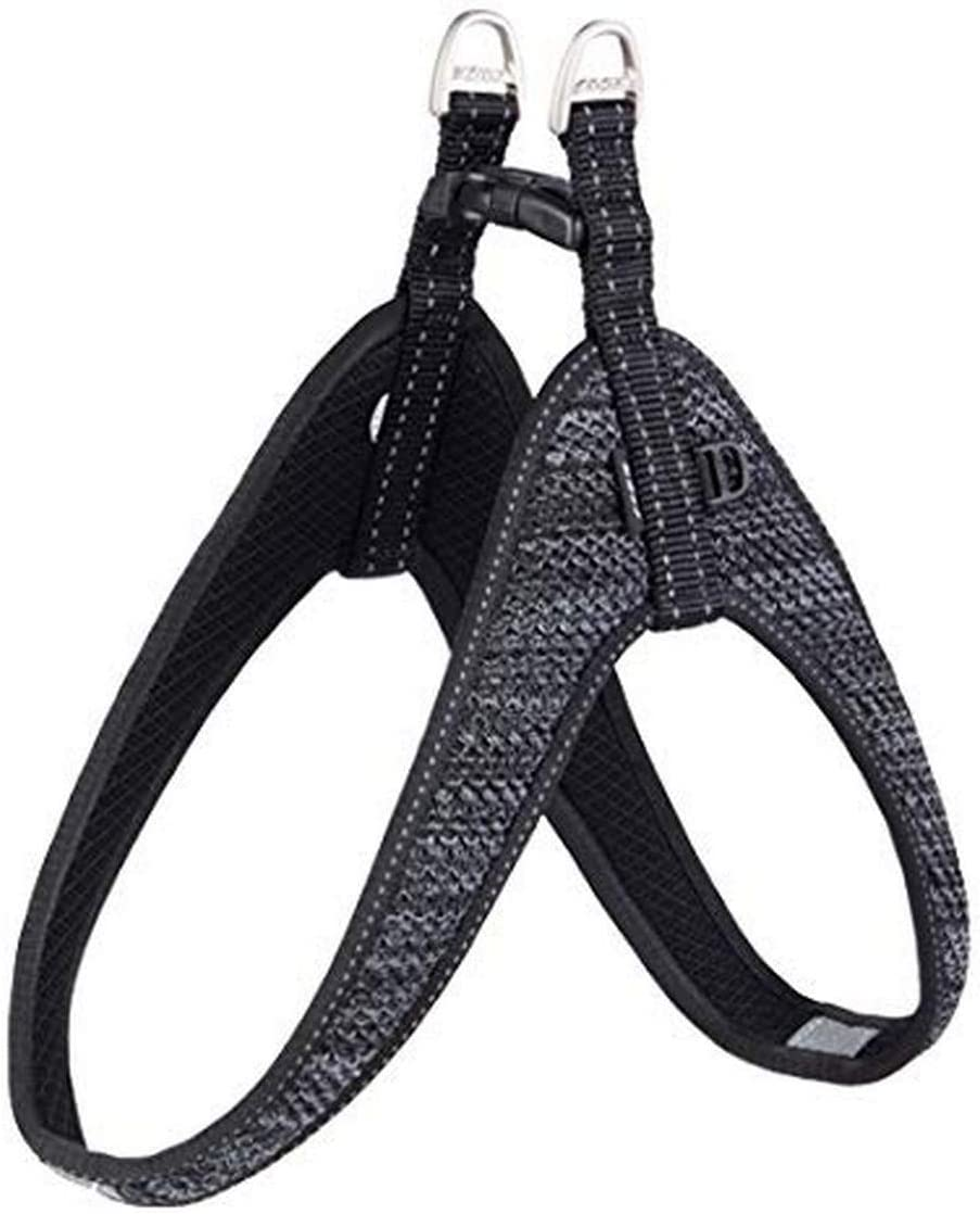 Rogz Classic Quick Fit Boomerang Dog Harness Black Small