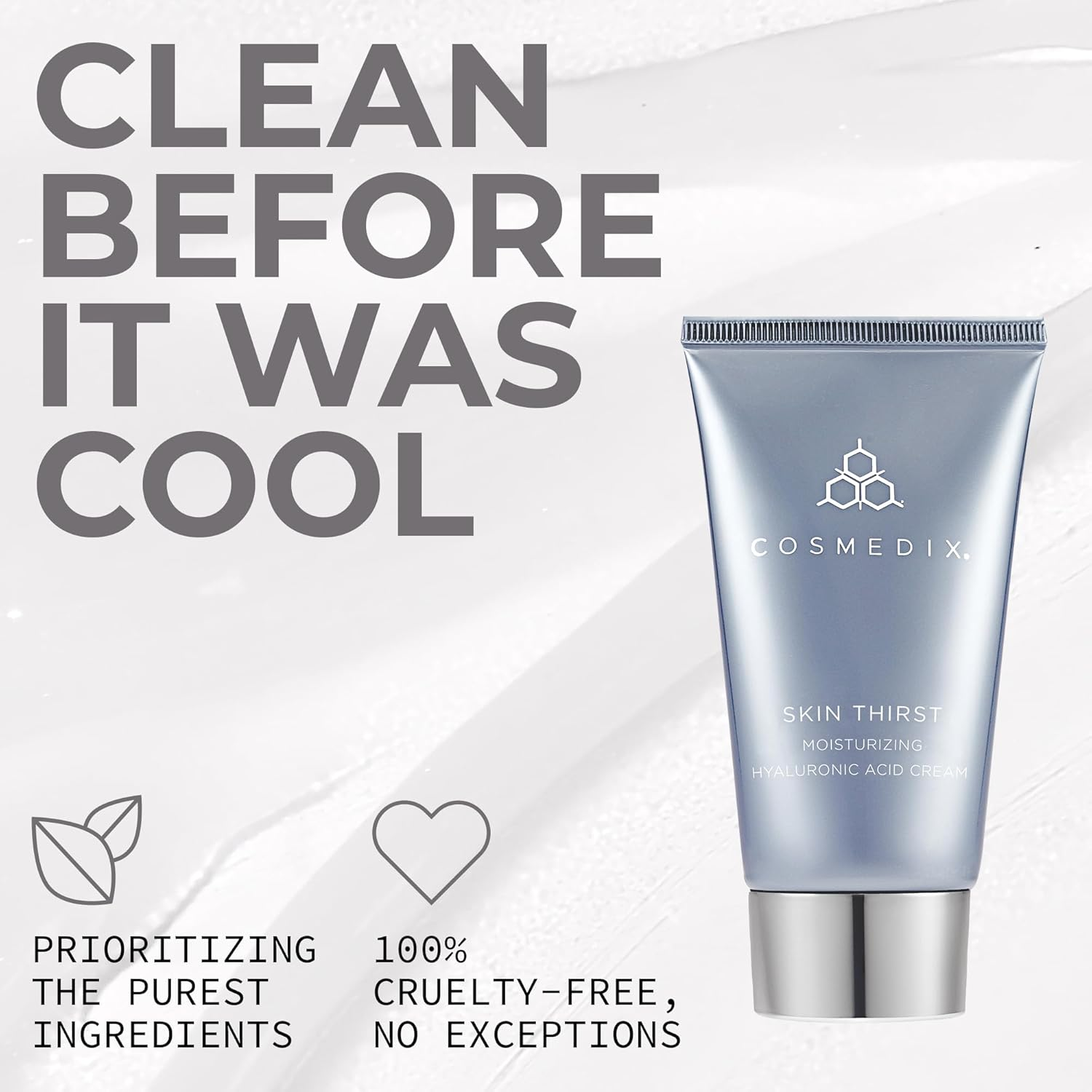 Cosmedix Skin Thirst Moisturising Hyaluronic Acid Cream 60Ml image number 4