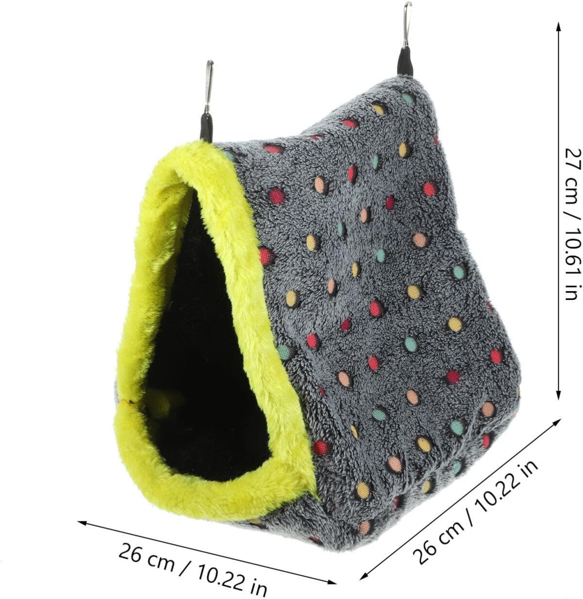Mipcase Nest House Hammock Comfortable Bird Bed for Cage Bird Cage Accessories for Parakeets Hanging Parrot House Winter Hammock image number 1