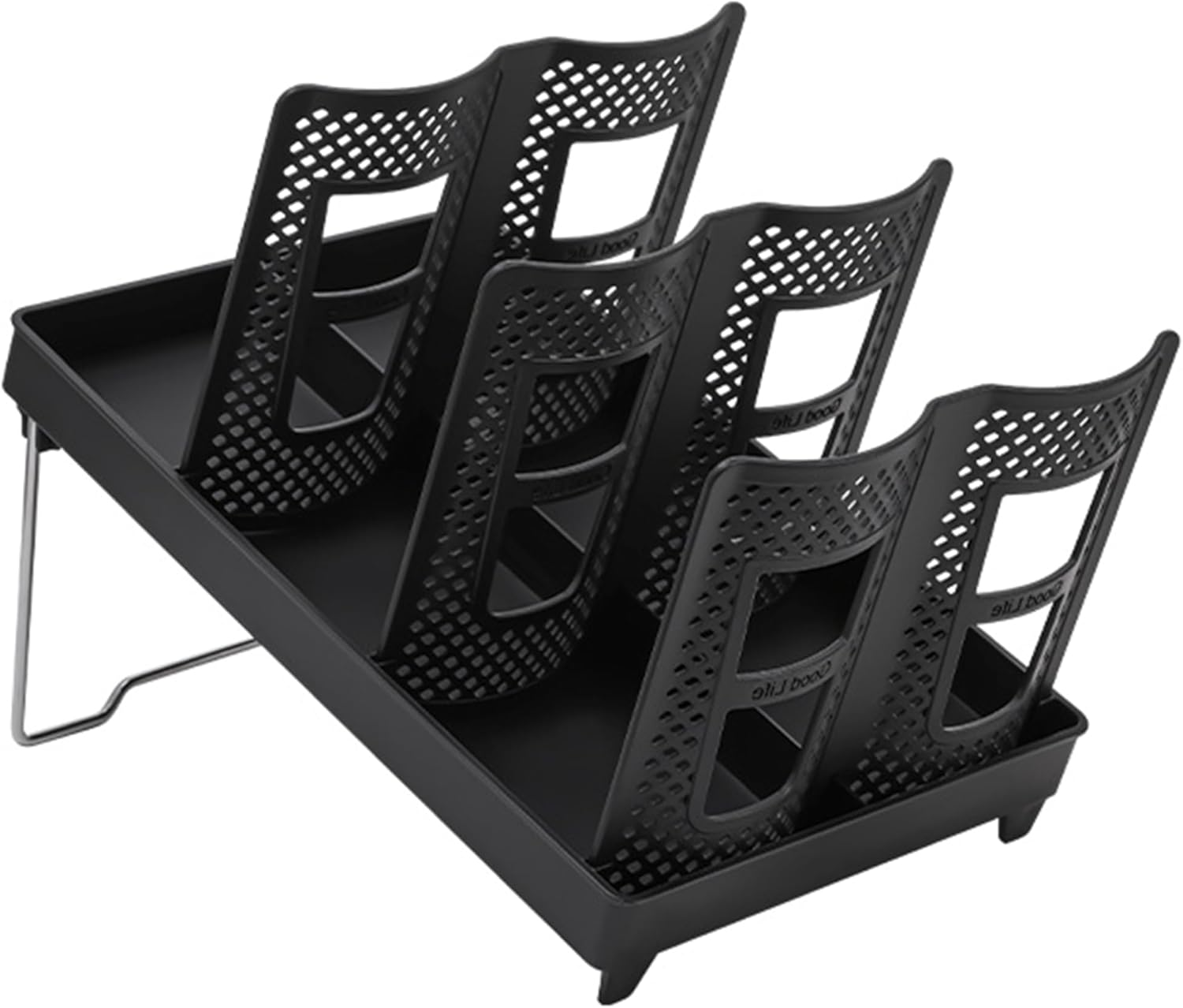 Disposable Coffee Cup Dispenser,Multi-Functional Cup and Lid Dispenser with Stand,Plastic Cup Holder Organizer for Coffee Station Bar Office Home Restaurant (Double Row) image number 1