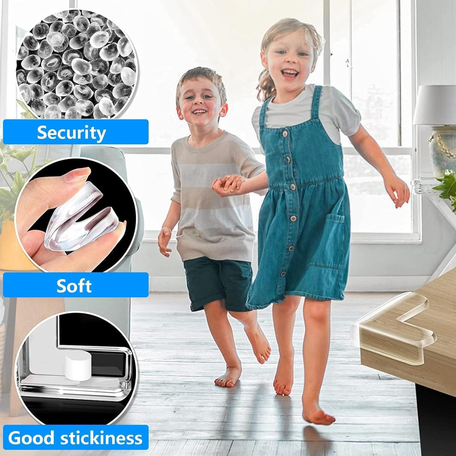 30 Pcs Corner Protector Baby, Clear Table Guard, Protectors for Baby Guards Furniture, Safety L Sharp Cushion Padding