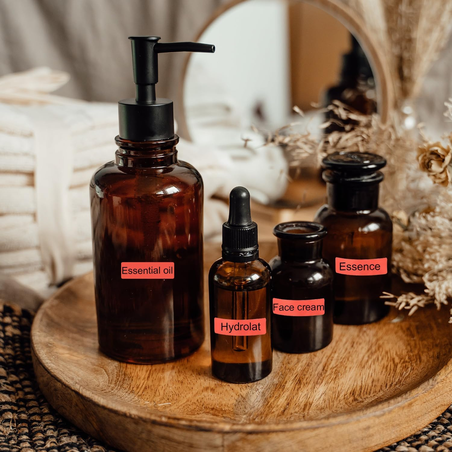 3 Rolls Label Maker Tape for Phomemo D30 Label Printer Machine, 12Mm X 40Mm Thermal Paper Stickers Waterproof Self Adhesive Label Tape Replacement for Home Office School Files (Red) image number 2