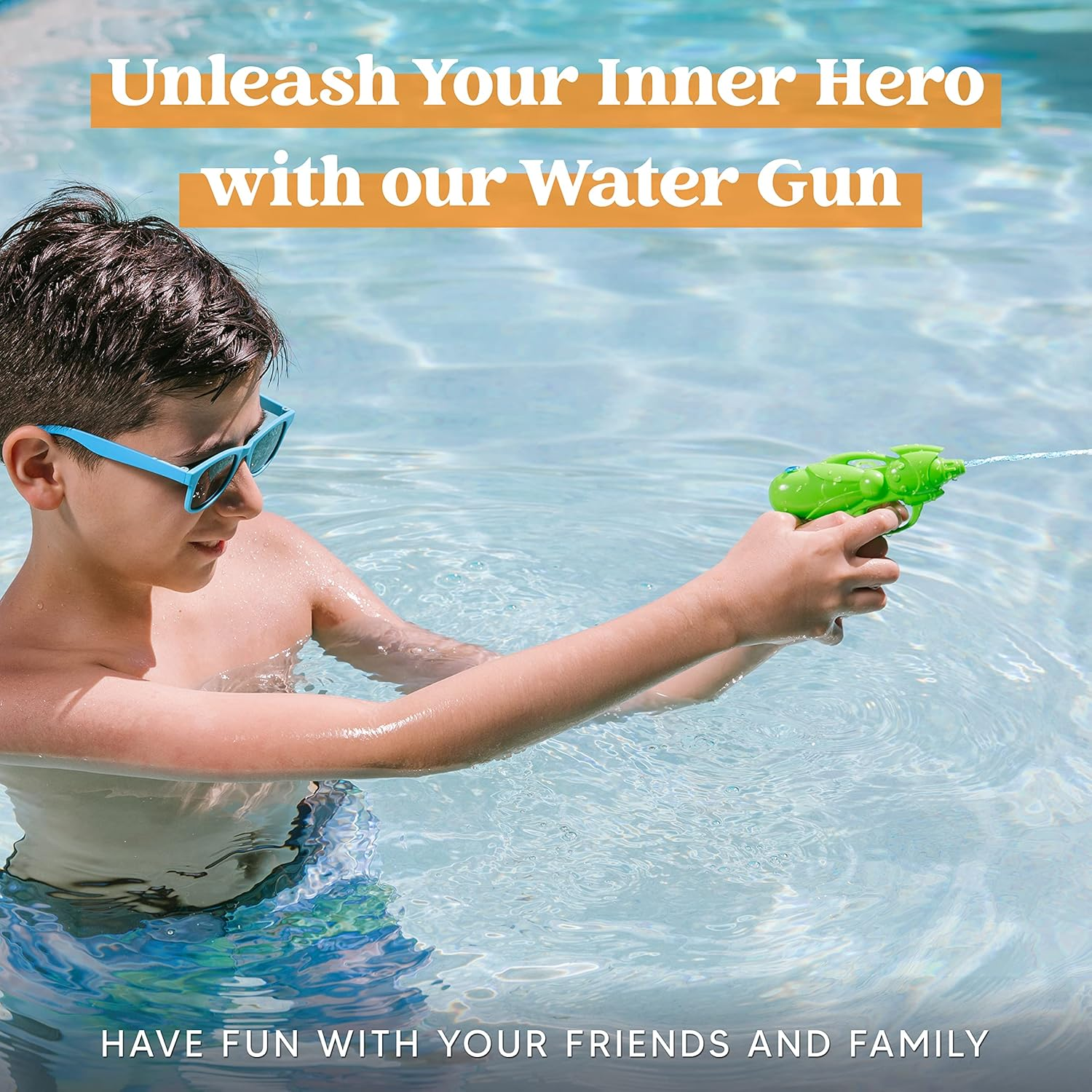 Sloosh 36 Packs Water Gun Toys, Assorted Colors Mini Water Blasters for Pool Play, Party and Outdoor Fun for Boys & Girls