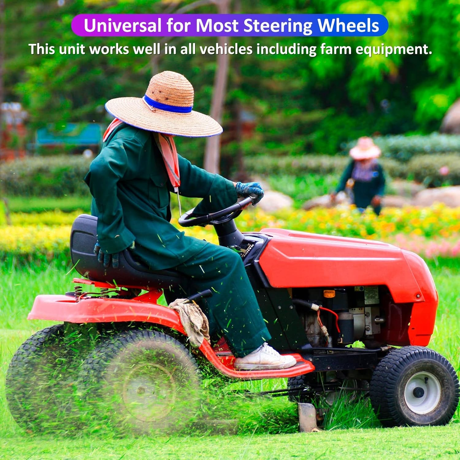 Steering Wheel Knob Ball Rotator Auxiliary Power Boost Control Handle Ball Suitable for Most Vehicles, Cars, Trucks, Boats, Marine, Black (1 Pack) image number 3