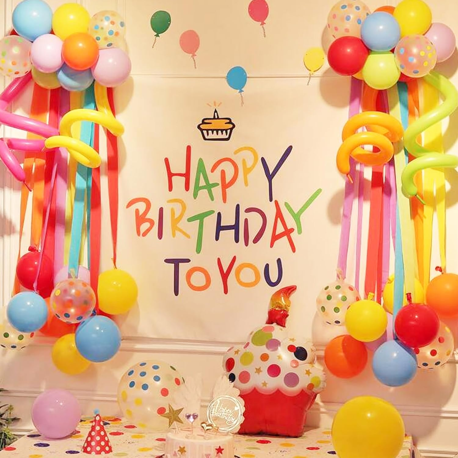 YALLOVE Latex Long Balloon Assorted Color, Set of 100, Twisting Animals Model Magic Balloons for Baby Shower Birthday Grad Party Decoration(260Q) image number 3