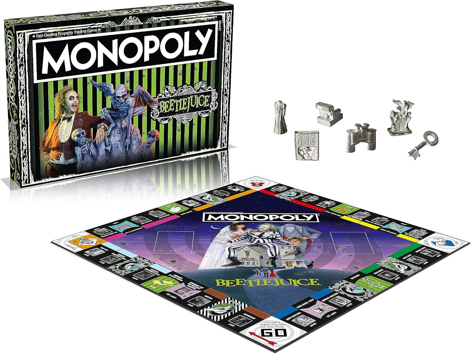 Monopoly Beetlejuice Board Game, This New Edition of Hasbro'S Classic Board Game Monopoly Is Perfect for 2&ndash;6 Players Aged 12 and Up image number 6