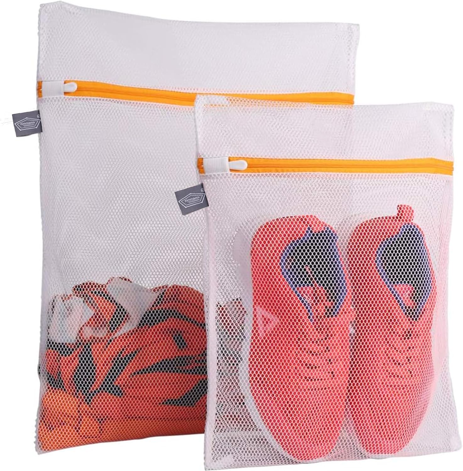 Kimmama Laundry Bags Mesh Wash Bag, Lingerie Bags for Washing Delicates, Net Washer Sack with Zipper, Dryer Pouch for Cleaning and Drying Cloths, Garment, Sweater, Bra, Pant, Sock, Toys, Bedcover