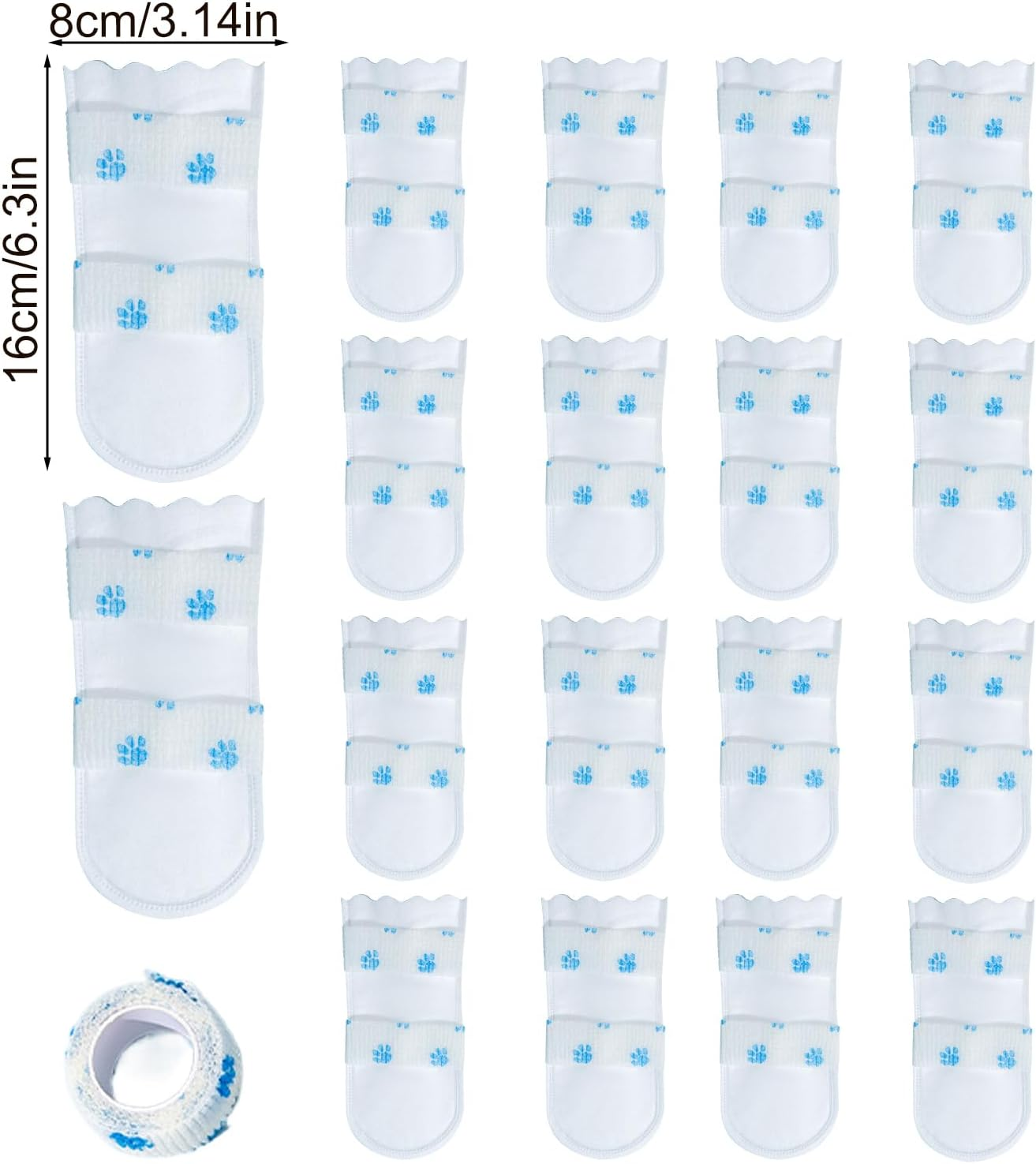 Dog Paw Protector,Elastic Puppy Foot Cover - Breathable Scratch-Proof Dog Paw Protector Booties for Running Outdoors Walking Hiking image number 4